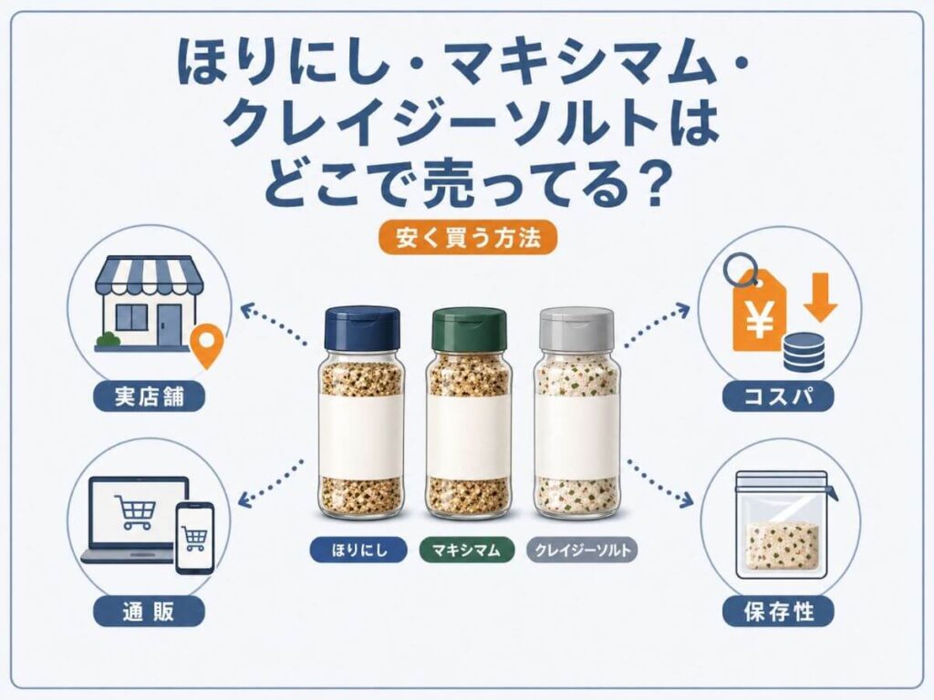 ほりにし・マキシマム・クレイジーソルトはどこで売ってる？賢く安く手に入れる完全ガイド