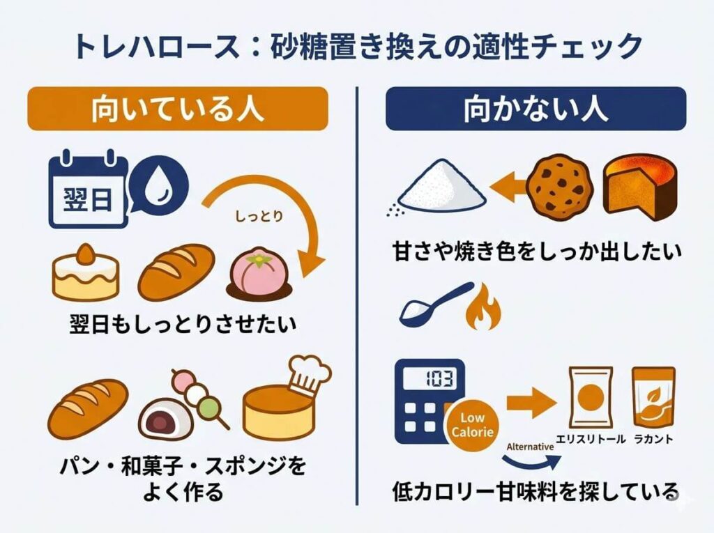 トレハロース 砂糖 置き換えはアリ?買う前に向いている人・向かない人をチェック