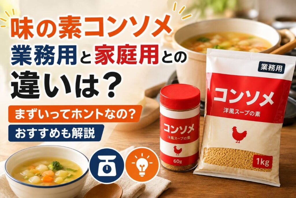 味の素 コンソメ 業務用 違い