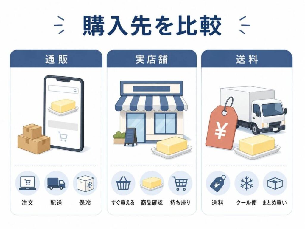 よつ葉バター業務用はどこで買える？Amazon・楽天・業務スーパーを比較